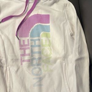 The North Face sweatshirt